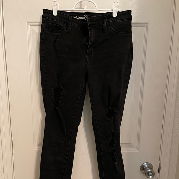 Black Ripped Jeans - Picture 1 of 3